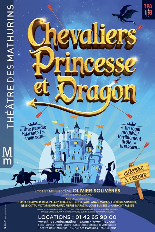 Chevaliers, princesse et dragon