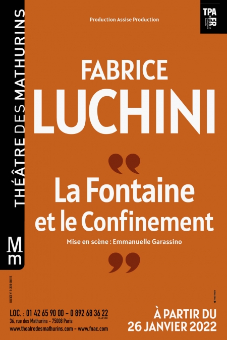 Fabrice Luchini : La Fontaine et le confinement
