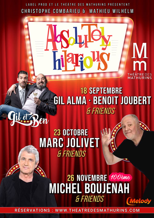 Absolutely Hilarious Sept2023 Absolutely Hilarius avec Pierre Palmade