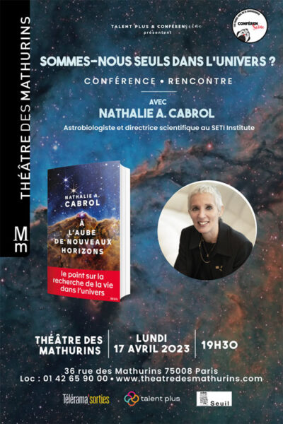 Nathalie A. Cabrol, conférence & rencontre
