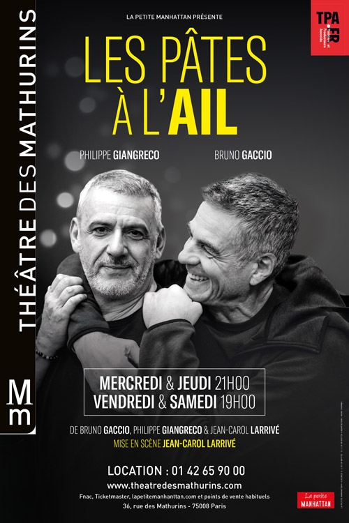 Les Pates A L Ail Affiche Les pâtes à l'ail - Affiche