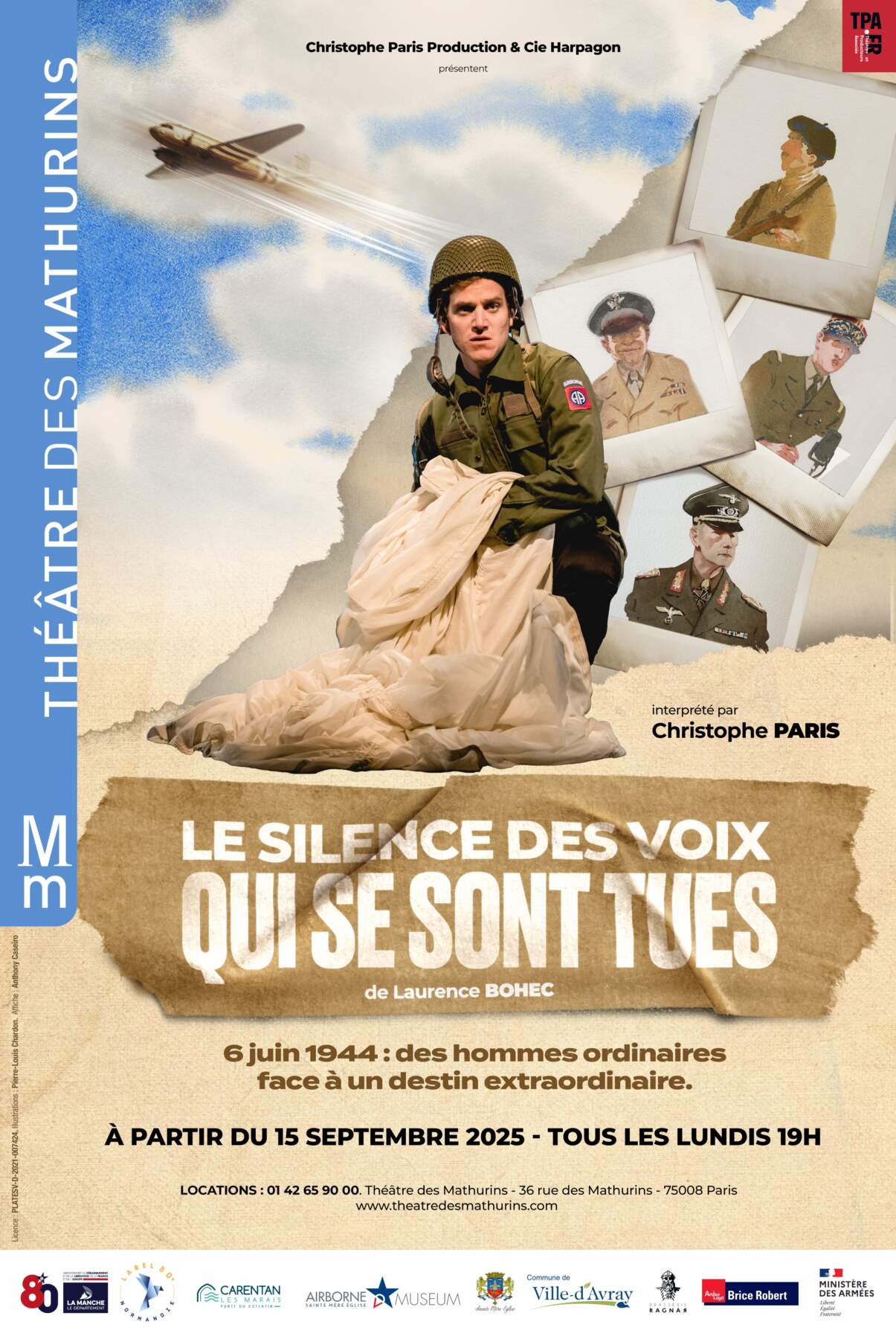 Affiche de Alba et Sadaf au Théâtre des Mathurins