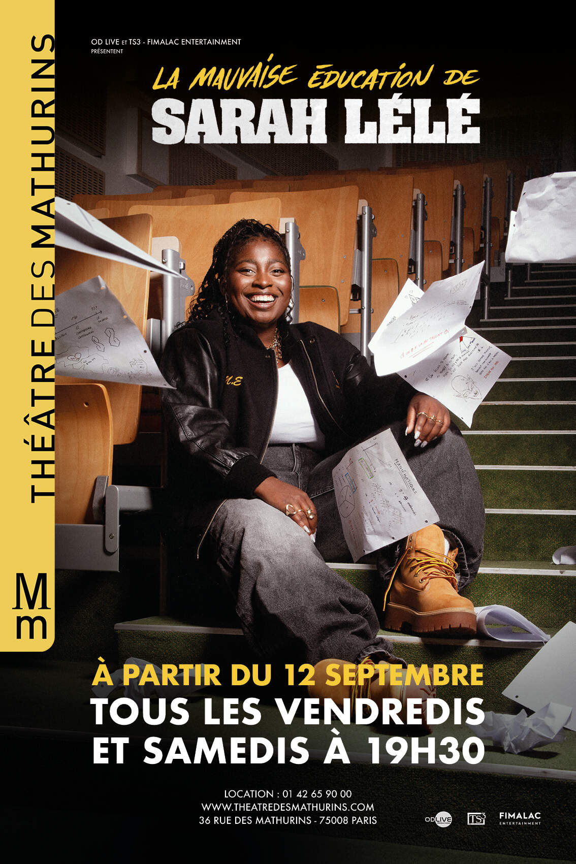 Affiche de Tony Saint Laurent aux Mathurins