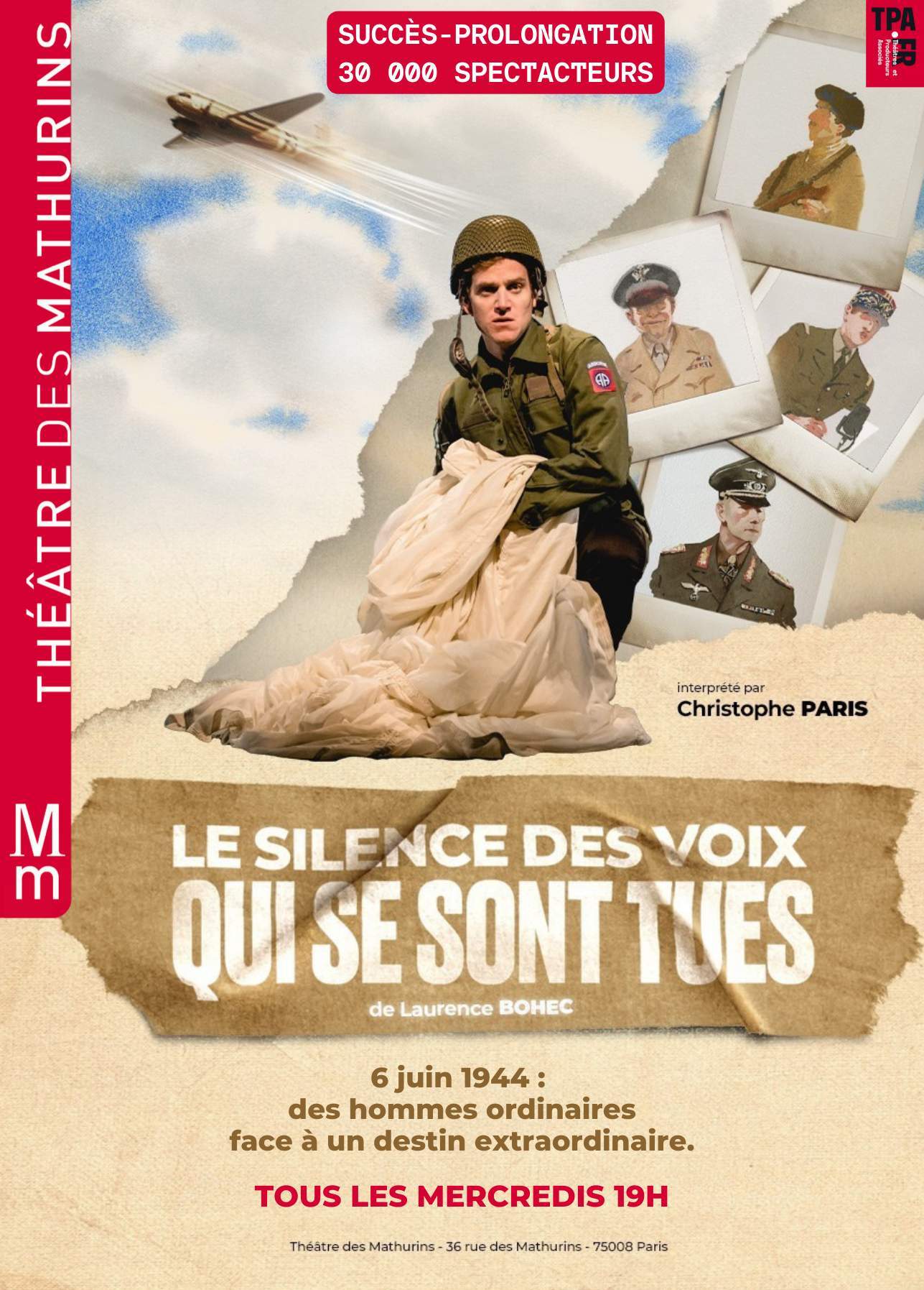 FLYER MATHURINS Affiche de Alba et Sadaf au Théâtre des Mathurins
