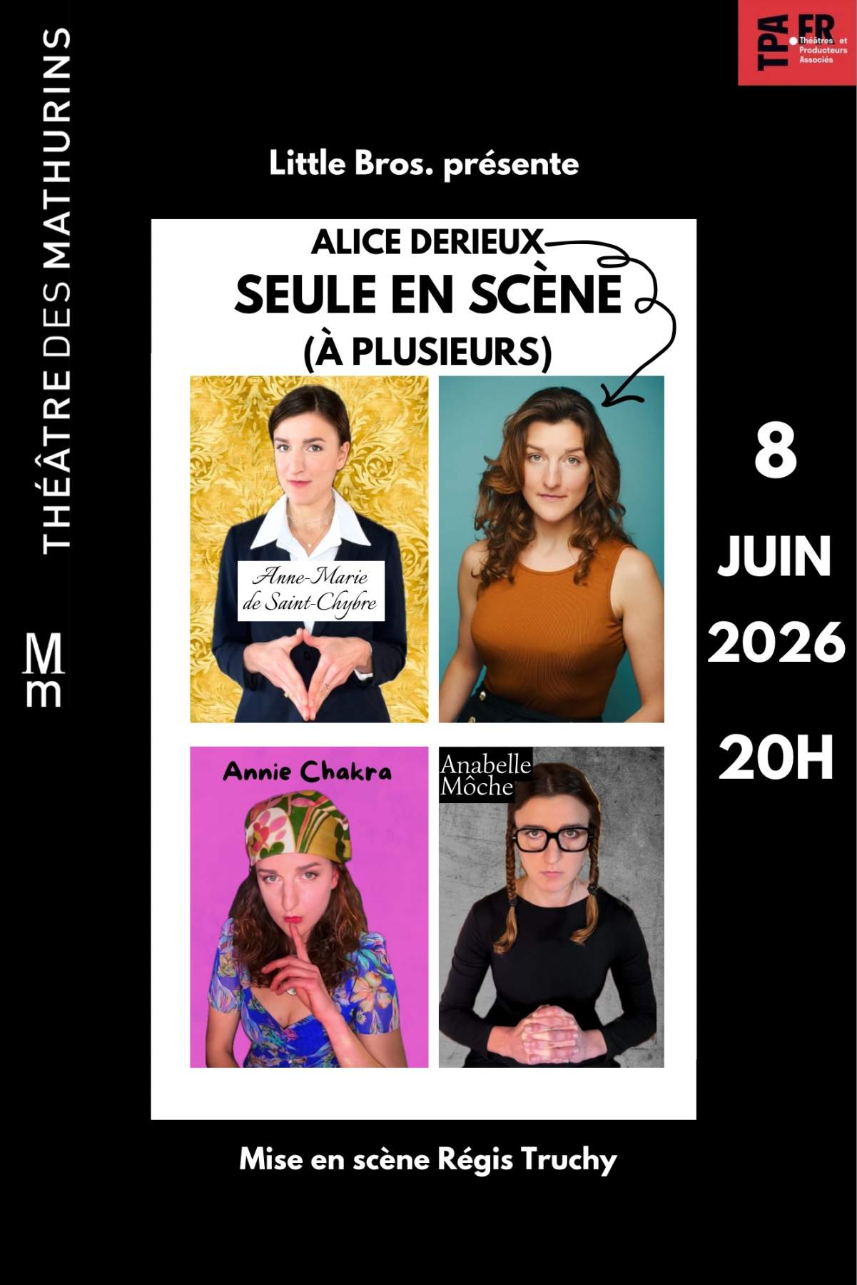 Untitled Design Affiche de Tony Saint Laurent aux Mathurins