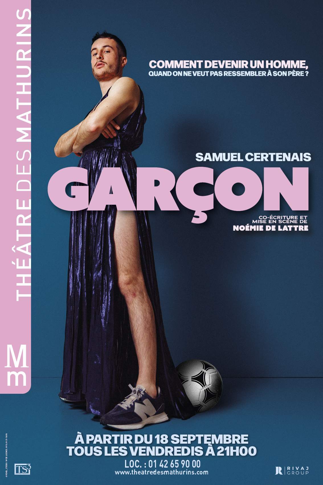 Affiche de Tony Saint Laurent aux Mathurins