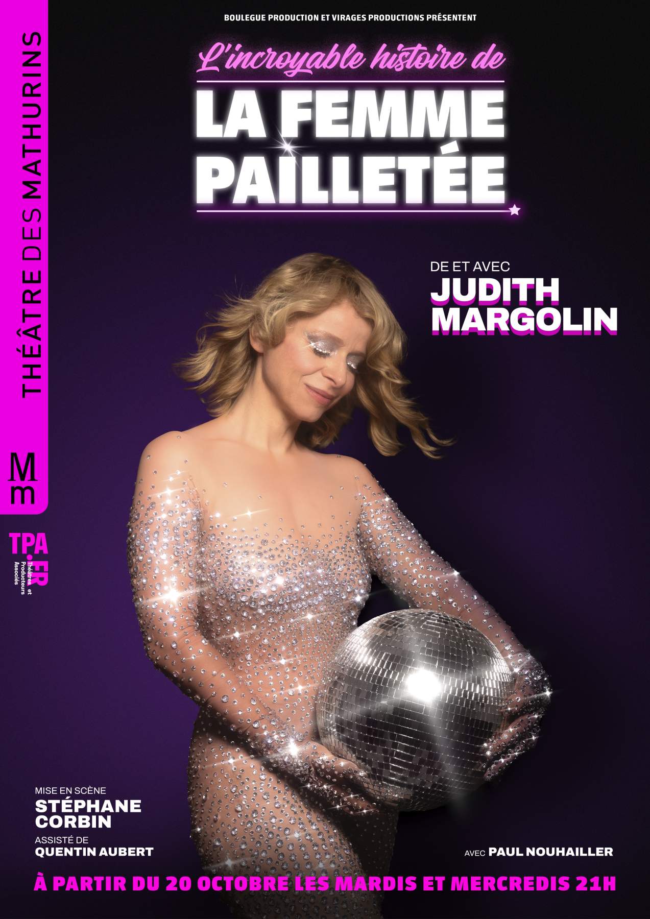Affiche Judith RVB Affiche de Tony Saint Laurent aux Mathurins